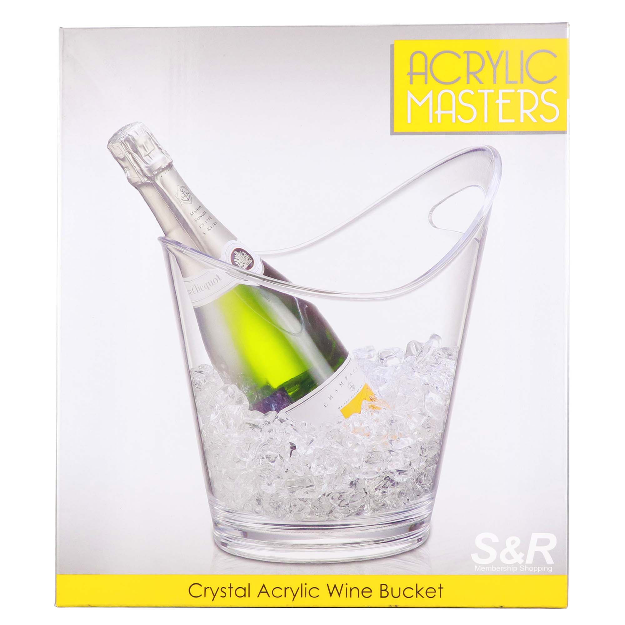 Acrylic Masters Crystal Acrylic Wine Bucket 1pc Acrylic Masters Crystal Acrylic Wine Bucket 1pc